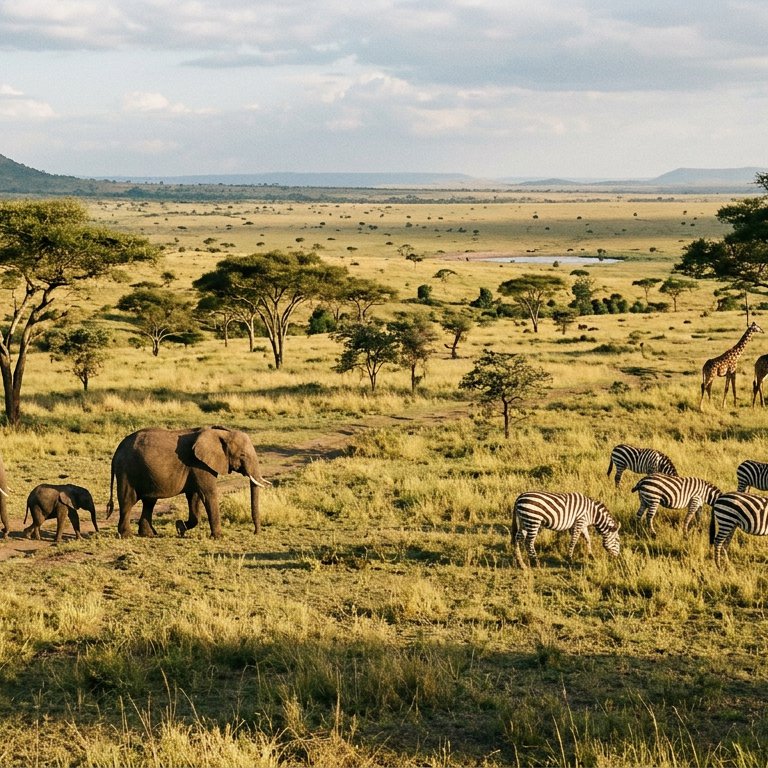 Afrikanische Safari - 500 Teile Puzzle