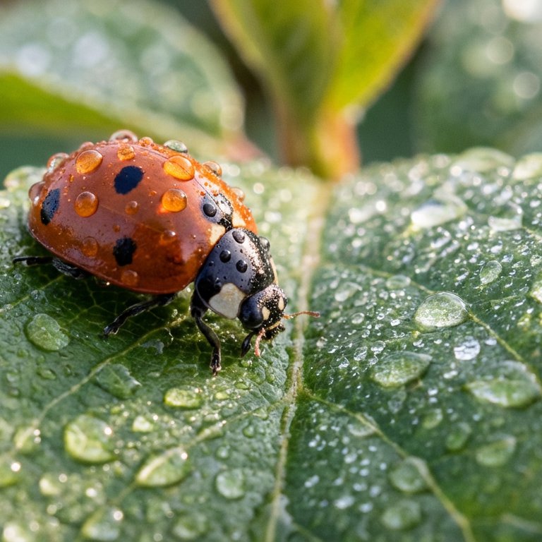 Ladybug on Leaf