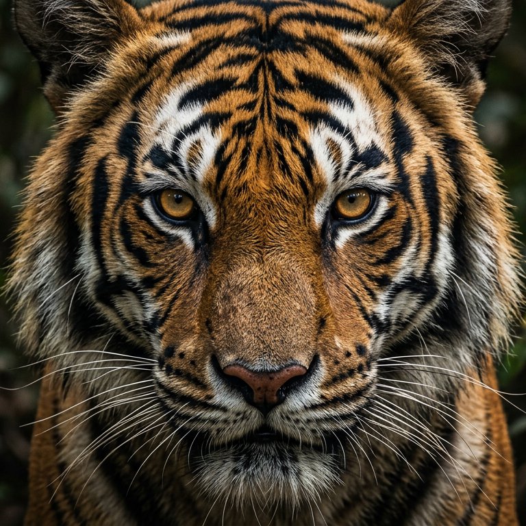 Tiger Portrait - 49 piece jigsaw puzzle