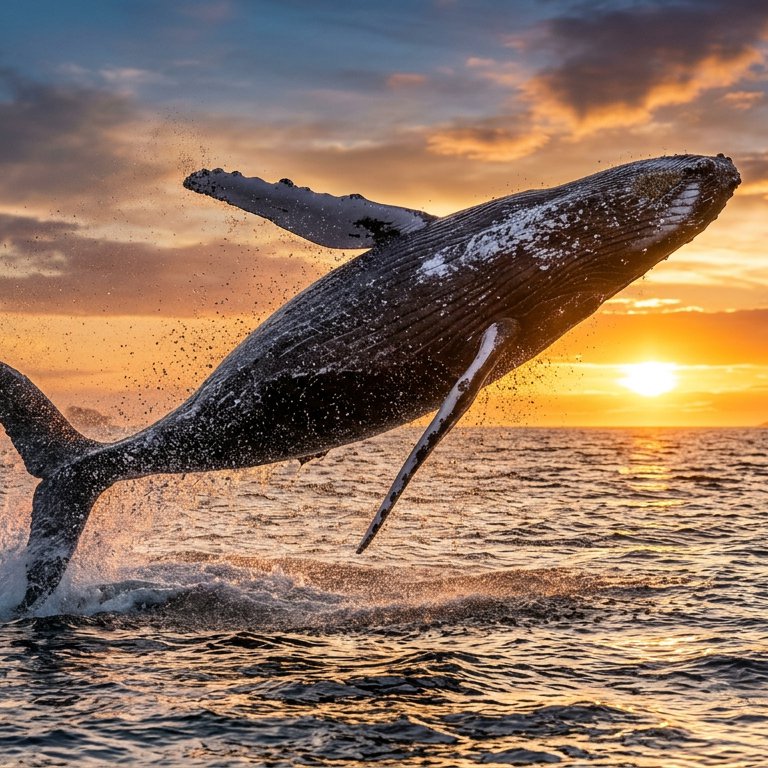 Whale Breaching
