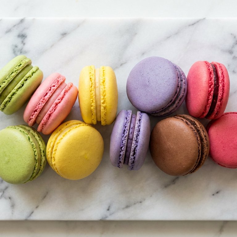 Colorful Macarons - 16 piece jigsaw puzzle | Food