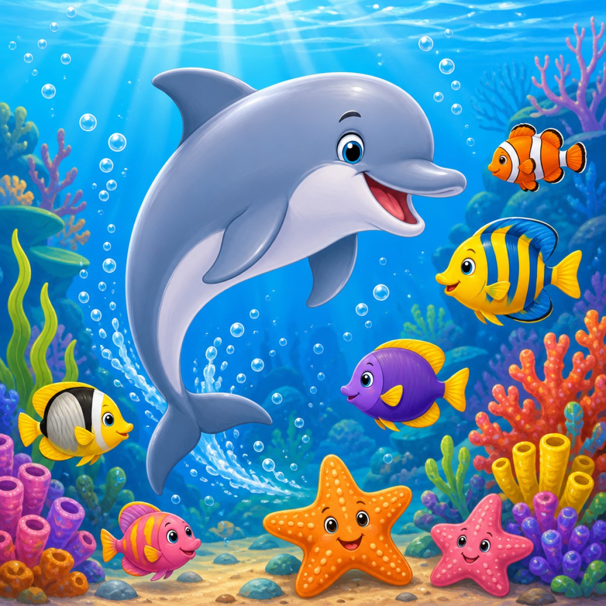 Dolphin Reef - 16 piece jigsaw puzzle | Kids