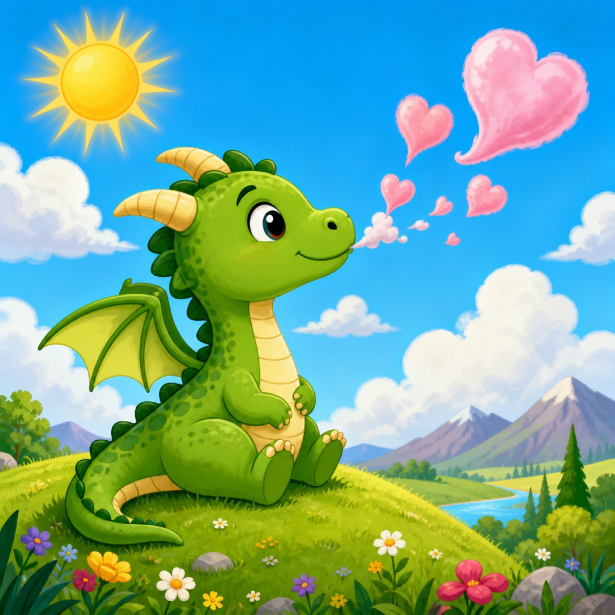 Play Friendly Dragon jigsaw puzzle - 9 pieces, free online Friendly Dragon - 9 piece jigsaw puzzle | Kids