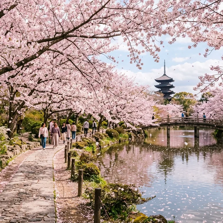 Cherry Blossom Park - 25 piece jigsaw puzzle