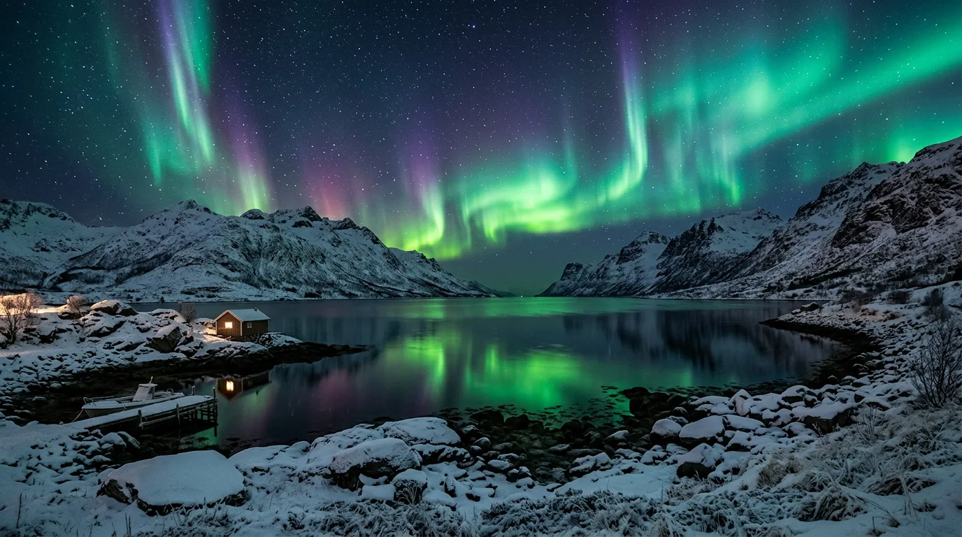 Northern Lights - 9 piece jigsaw puzzle
