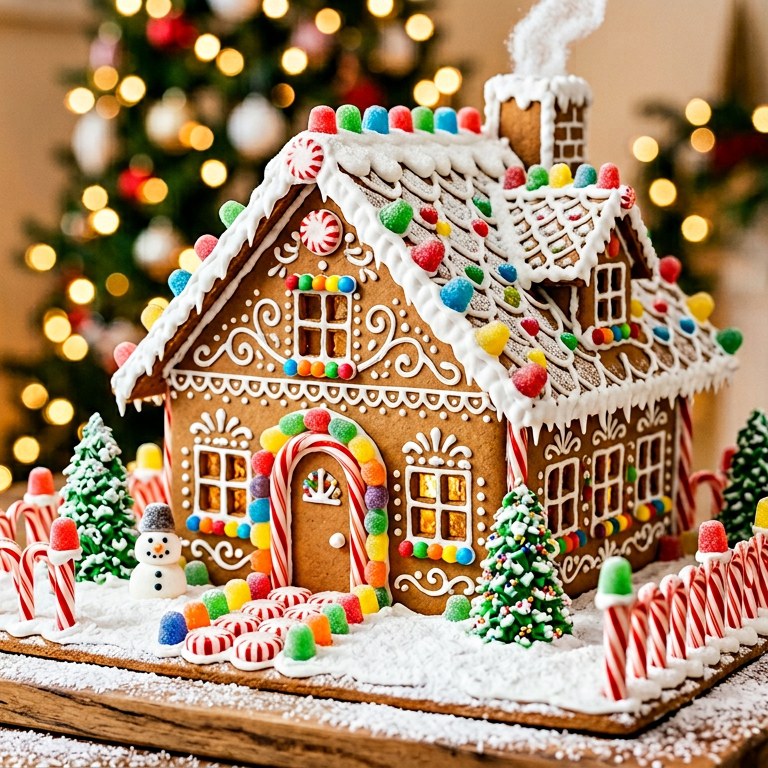 Gingerbread House - 49 piece jigsaw puzzle