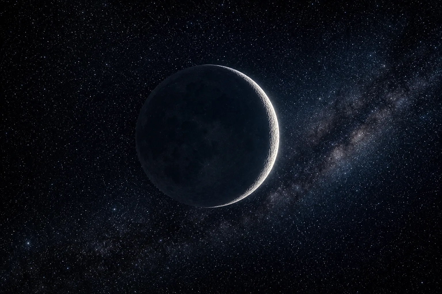 Crescent Moon Sky - rompecabezas de 9 piezas | Space
