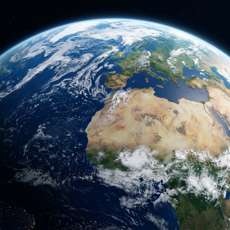 La Tierra desde el espacio - rompecabezas de 25 piezas | Space