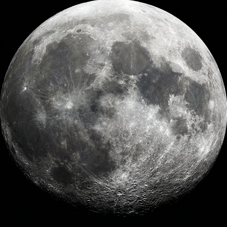 Luna llena - rompecabezas de 49 piezas | Space