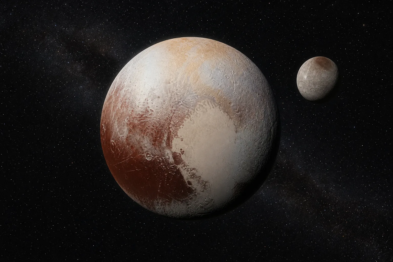 Play Pluto Heart jigsaw puzzle - 25 pieces, free online Pluto Heart - rompecabezas de 25 piezas | Space