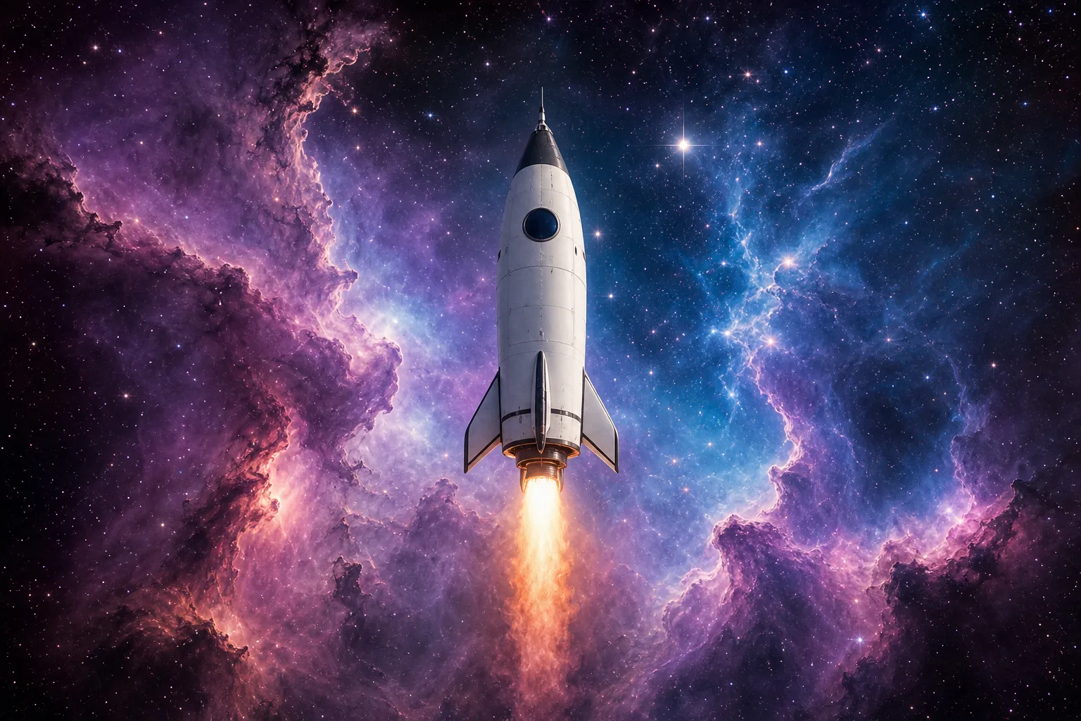 Play Rocket in Orbit jigsaw puzzle - 9 pieces, free online Rocket in Orbit - 9 piece jigsaw puzzle | Space