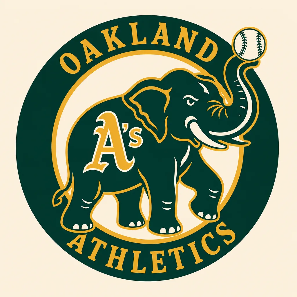 Oakland Athletics Logo - 49 piece jigsaw puzzle