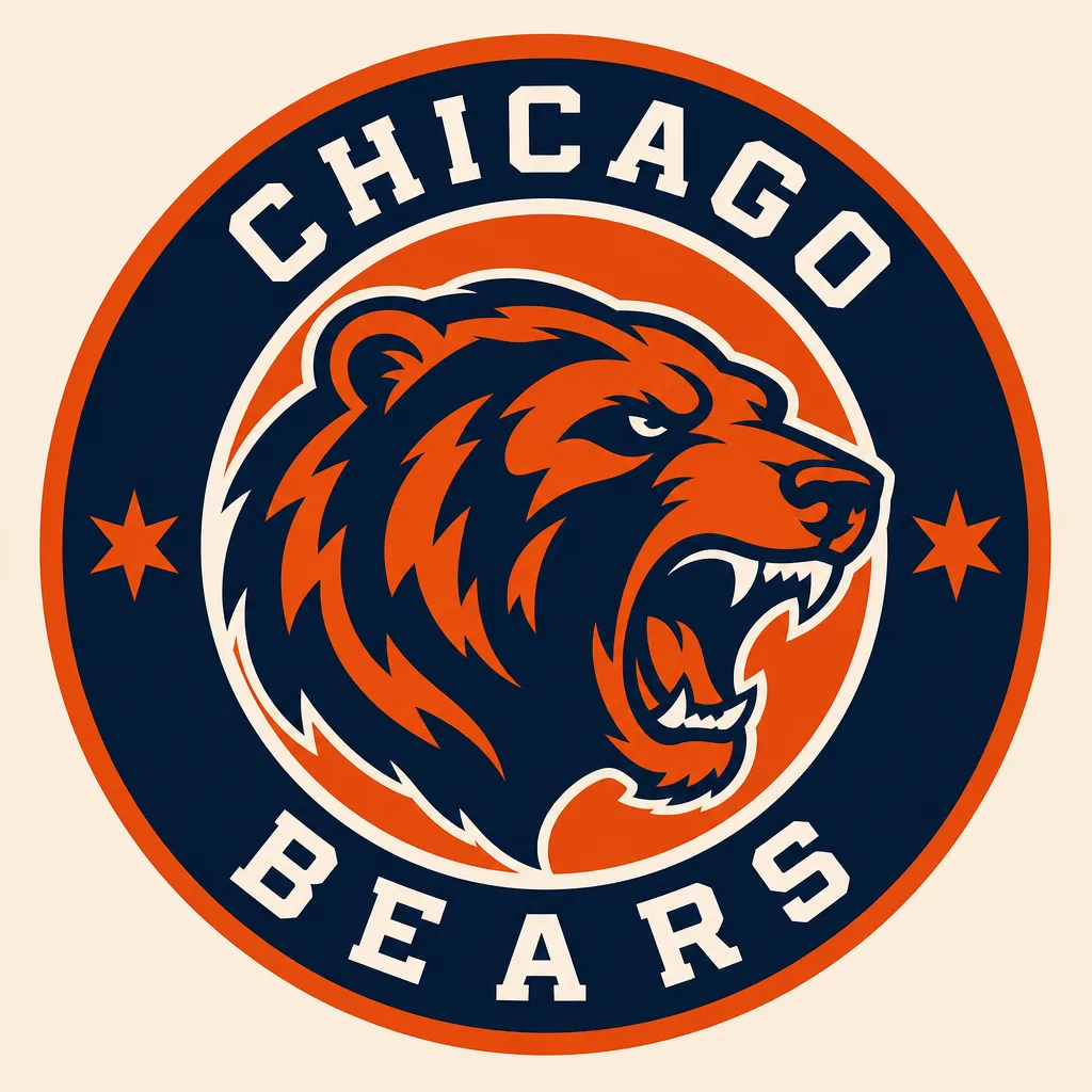 Chicago Bears Logo - 49 piece jigsaw puzzle