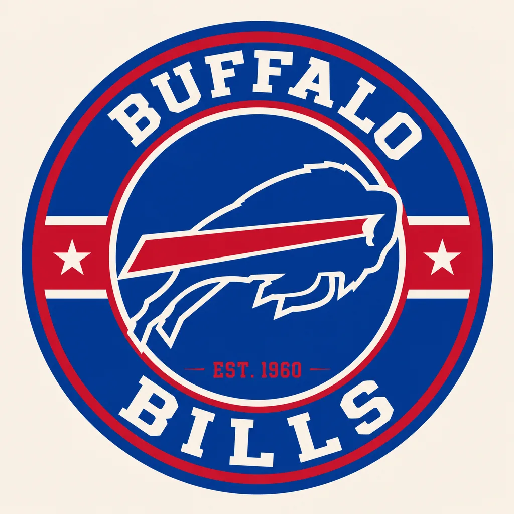 Buffalo Bills Logo - 49 piece jigsaw puzzle