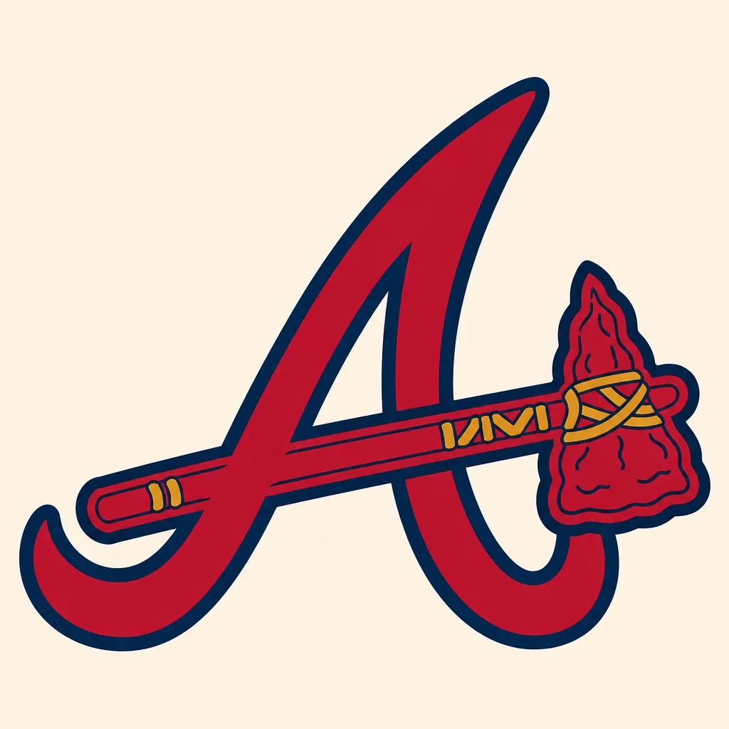 Atlanta Braves Logo - 49 piece jigsaw puzzle