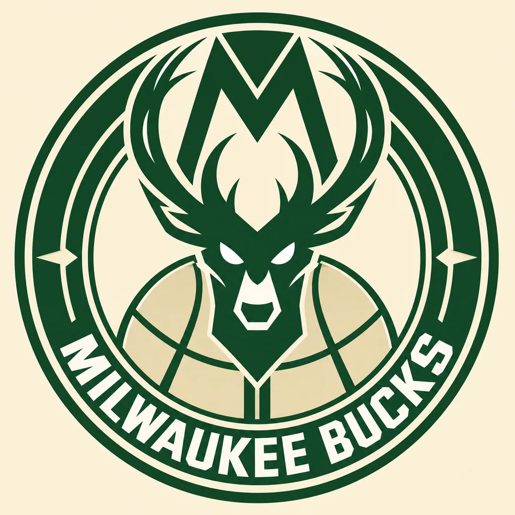 Milwaukee Bucks Logo - 49 piece jigsaw puzzle | Team symbols