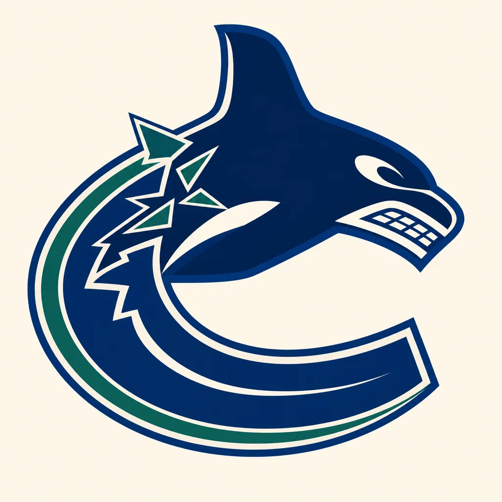Vancouver Canucks Logo - 49 piece jigsaw puzzle