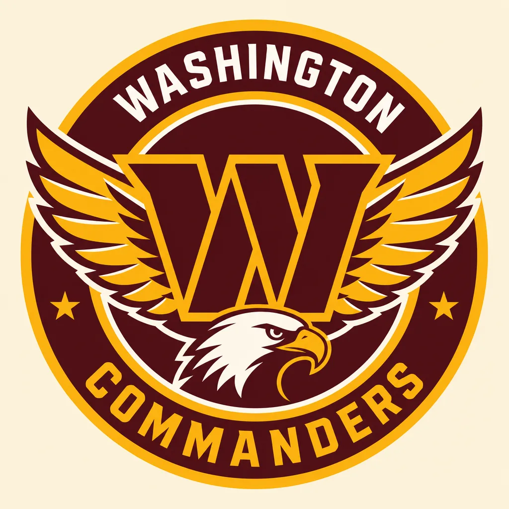 Washington Commanders Logo - 49 piece jigsaw puzzle