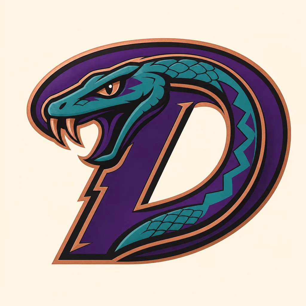 Arizona Diamondbacks Logo - 49 piece jigsaw puzzle