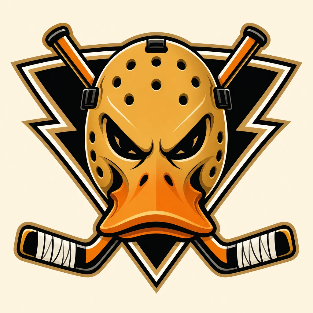 Anaheim Ducks Logo - 49 piece jigsaw puzzle