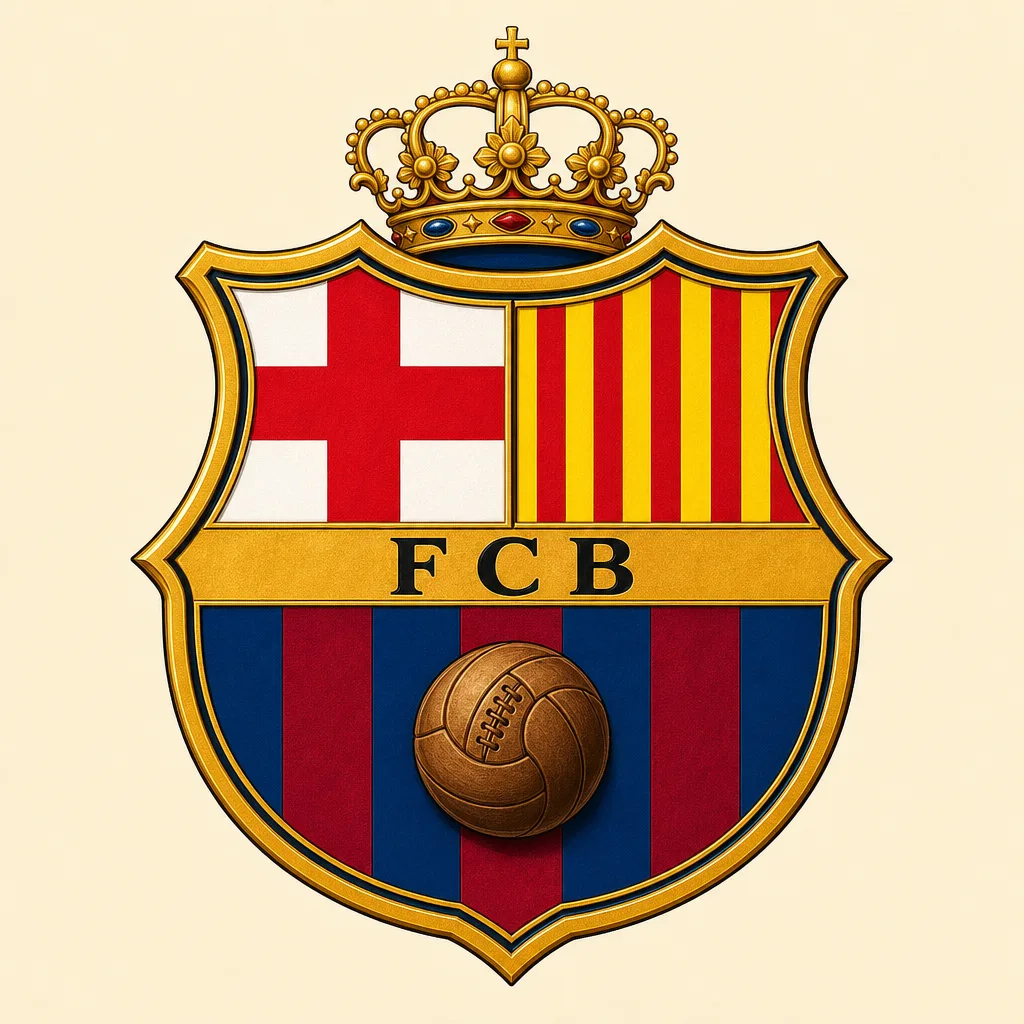 FC Barcelona Crest - 49 piece jigsaw puzzle | Team symbols