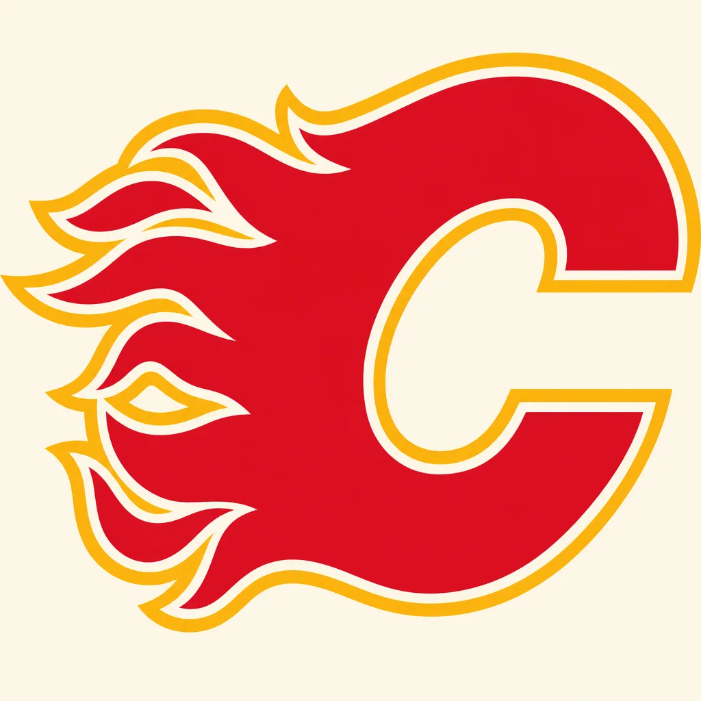 Calgary Flames Logo - 49 piece jigsaw puzzle