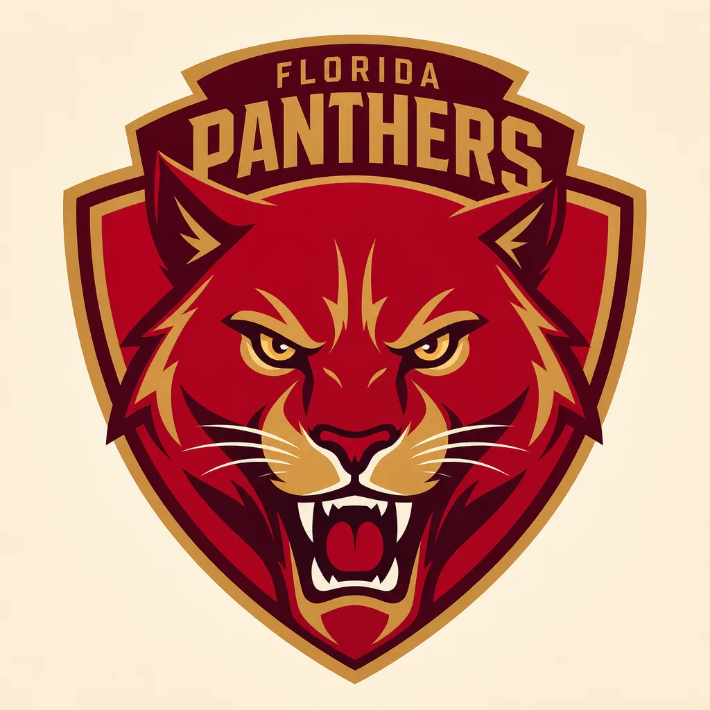 Florida Panthers Logo - 49 piece jigsaw puzzle