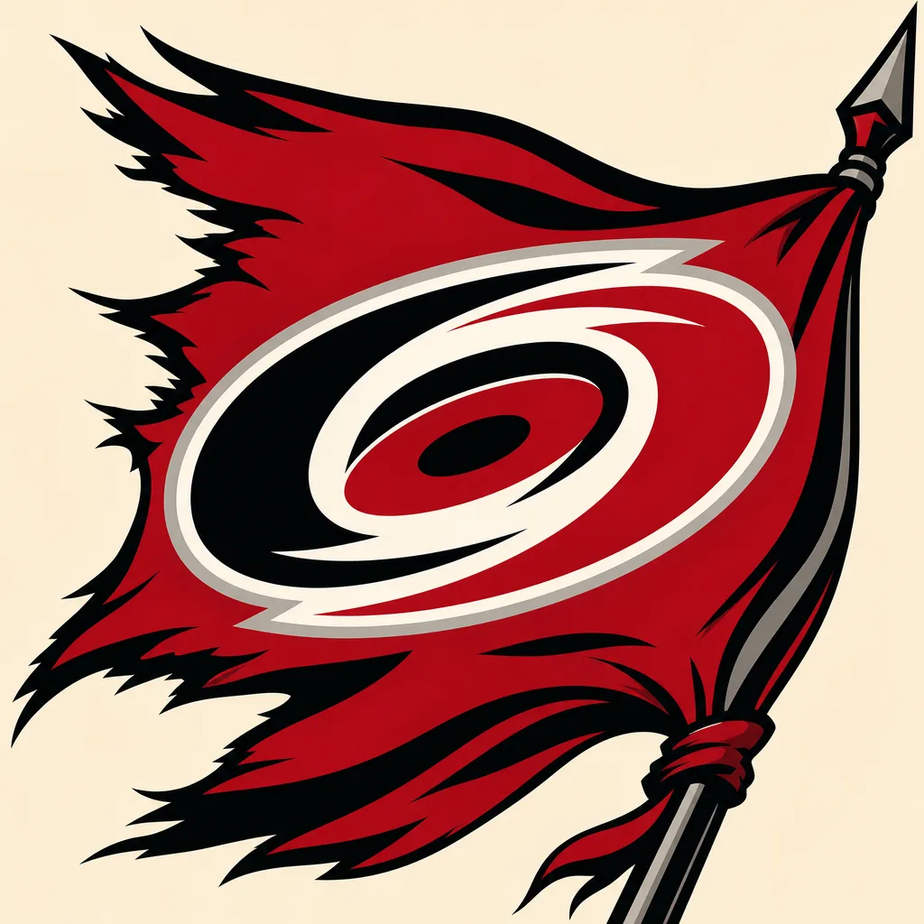 Carolina Hurricanes Logo - 49 piece jigsaw puzzle