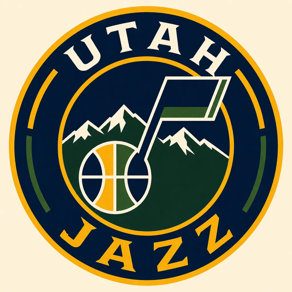 Utah Jazz Logo - 49 piece jigsaw puzzle | Team symbols