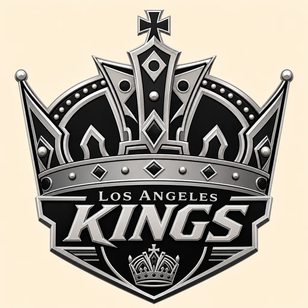 Los Angeles Kings Logo - 49 piece jigsaw puzzle | Team symbols