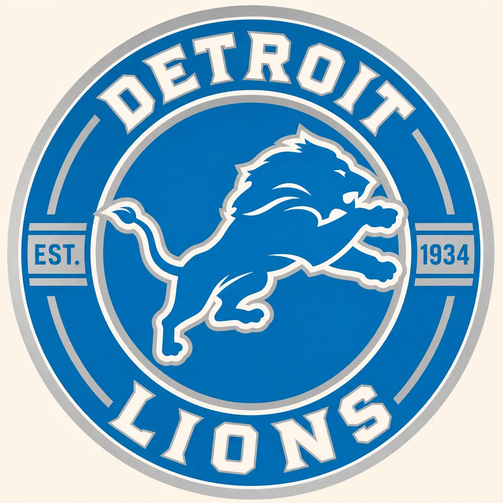 Detroit Lions Logo - 49 piece jigsaw puzzle