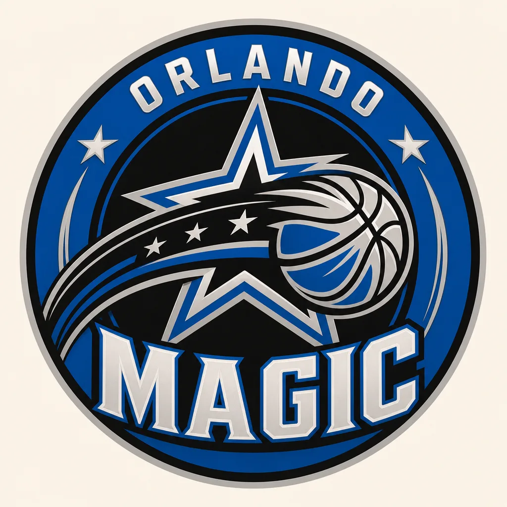 Orlando Magic Logo - 49 piece jigsaw puzzle