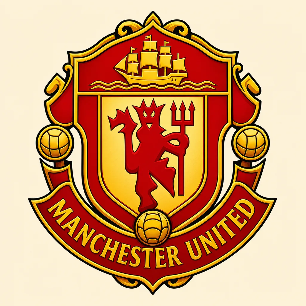 Manchester United Crest - 49 piece jigsaw puzzle | Team symbols