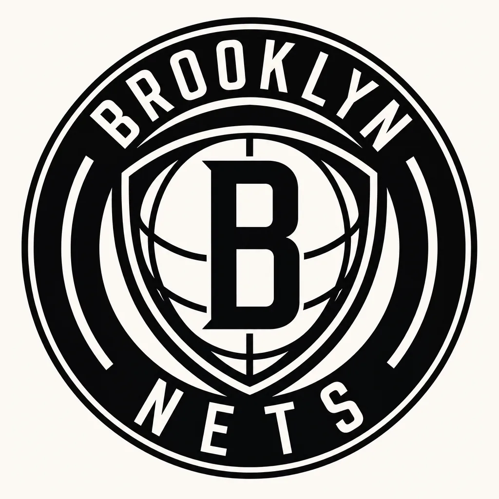 Brooklyn Nets Logo - 49 piece jigsaw puzzle