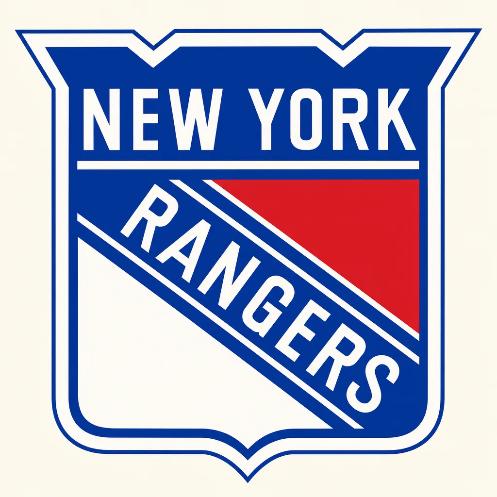 New York Rangers Logo - 49 brikkers puslespil