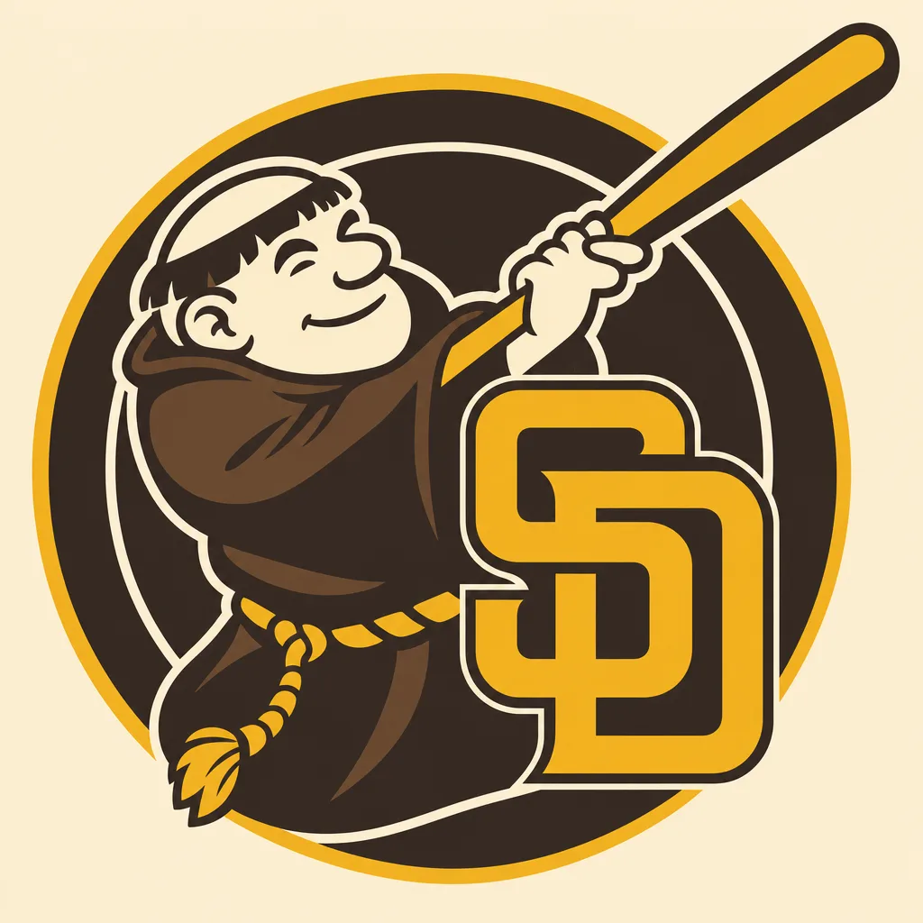 San Diego Padres Logo - 49 piece jigsaw puzzle