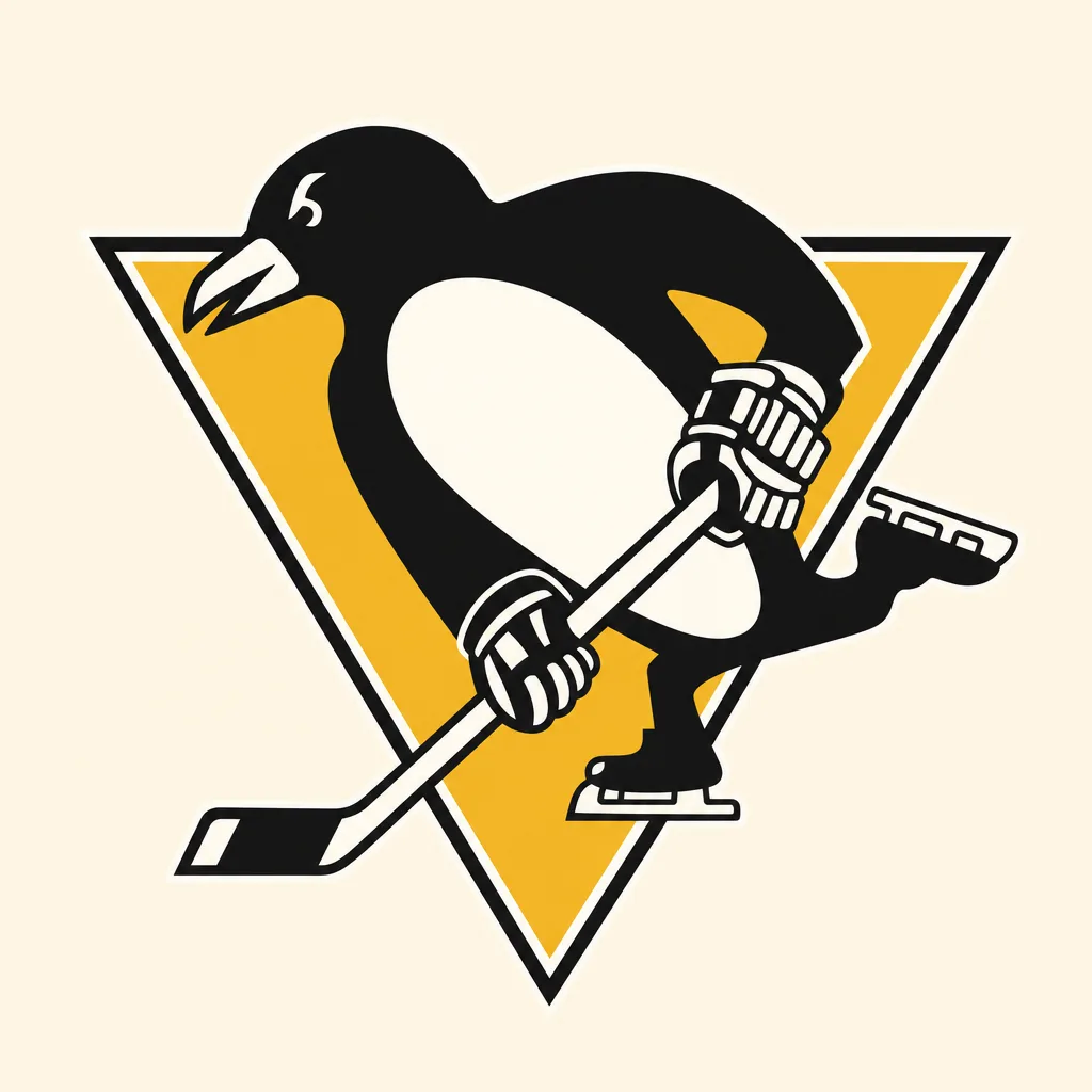 Pittsburgh Penguins Logo - 49 piece jigsaw puzzle | Team symbols