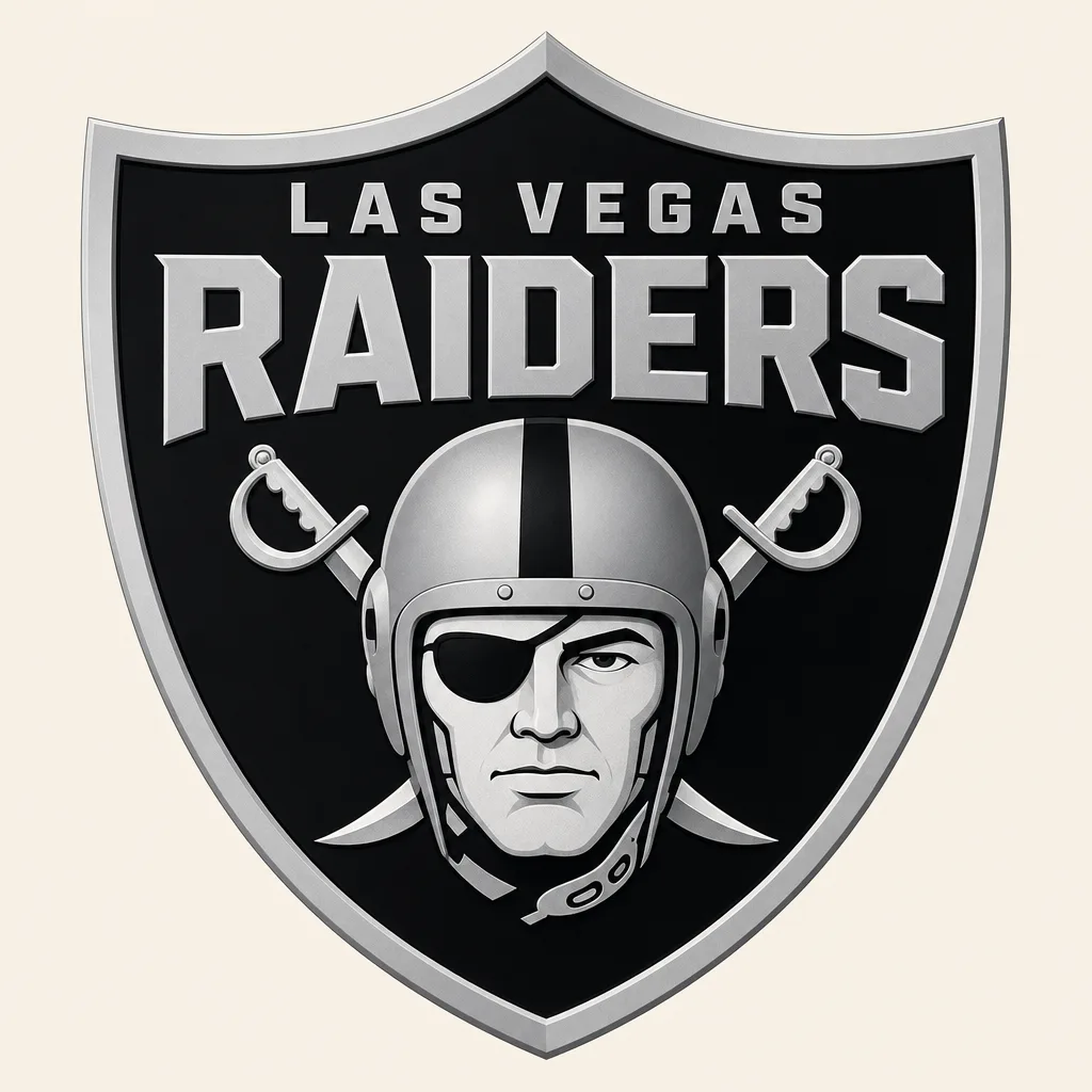 Las Vegas Raiders Logo - 49 piece jigsaw puzzle