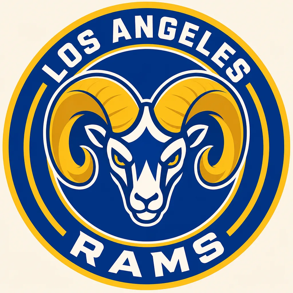 Los Angeles Rams Logo - 49 piece jigsaw puzzle