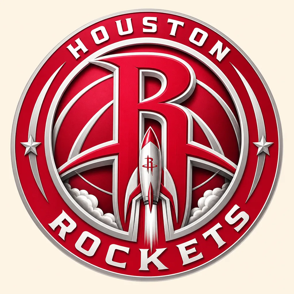 Houston Rockets Logo - 49 piece jigsaw puzzle