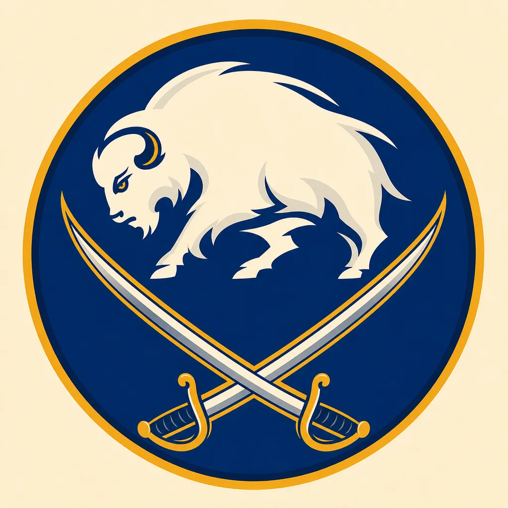 Buffalo Sabres Logo - 49 piece jigsaw puzzle