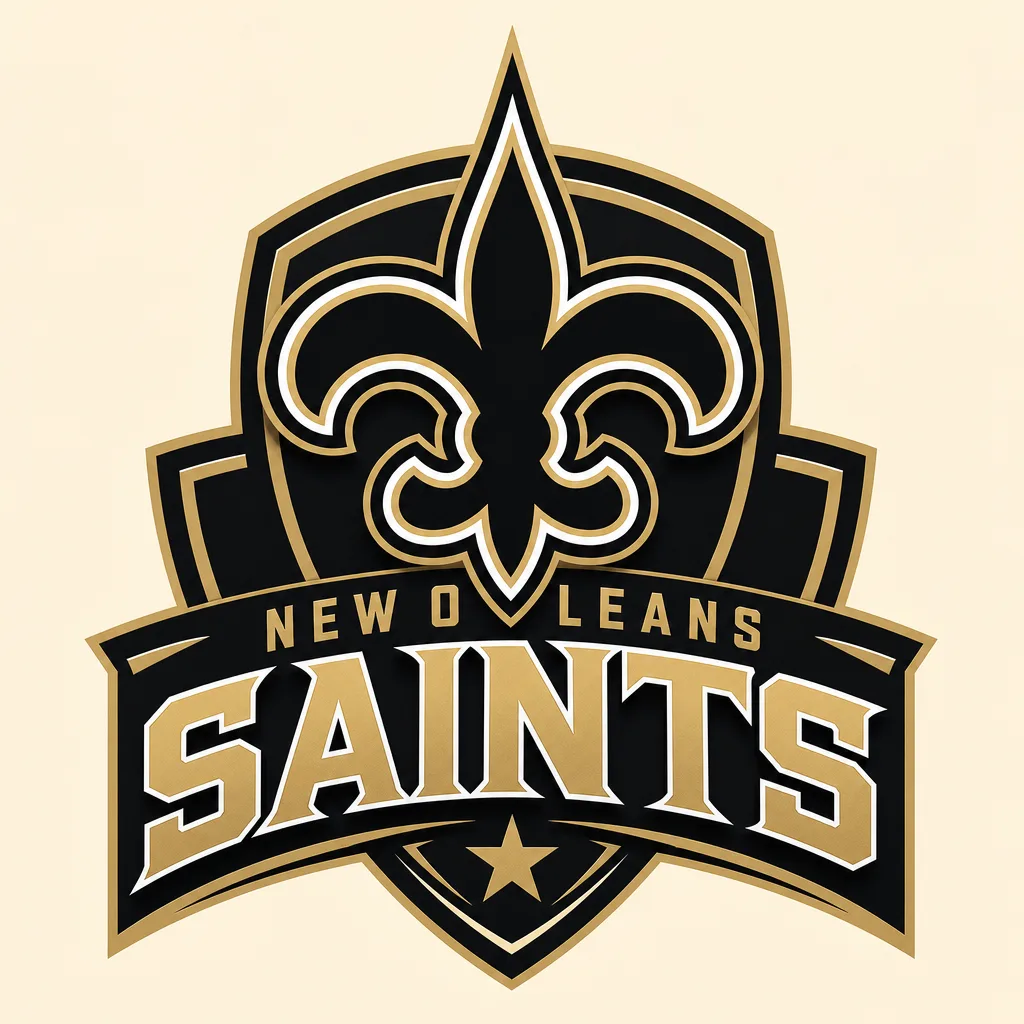 Play New Orleans Saints Logo jigsaw puzzle - 49 pieces, free online New Orleans Saints Logo - 49 piece jigsaw puzzle | Team symbols