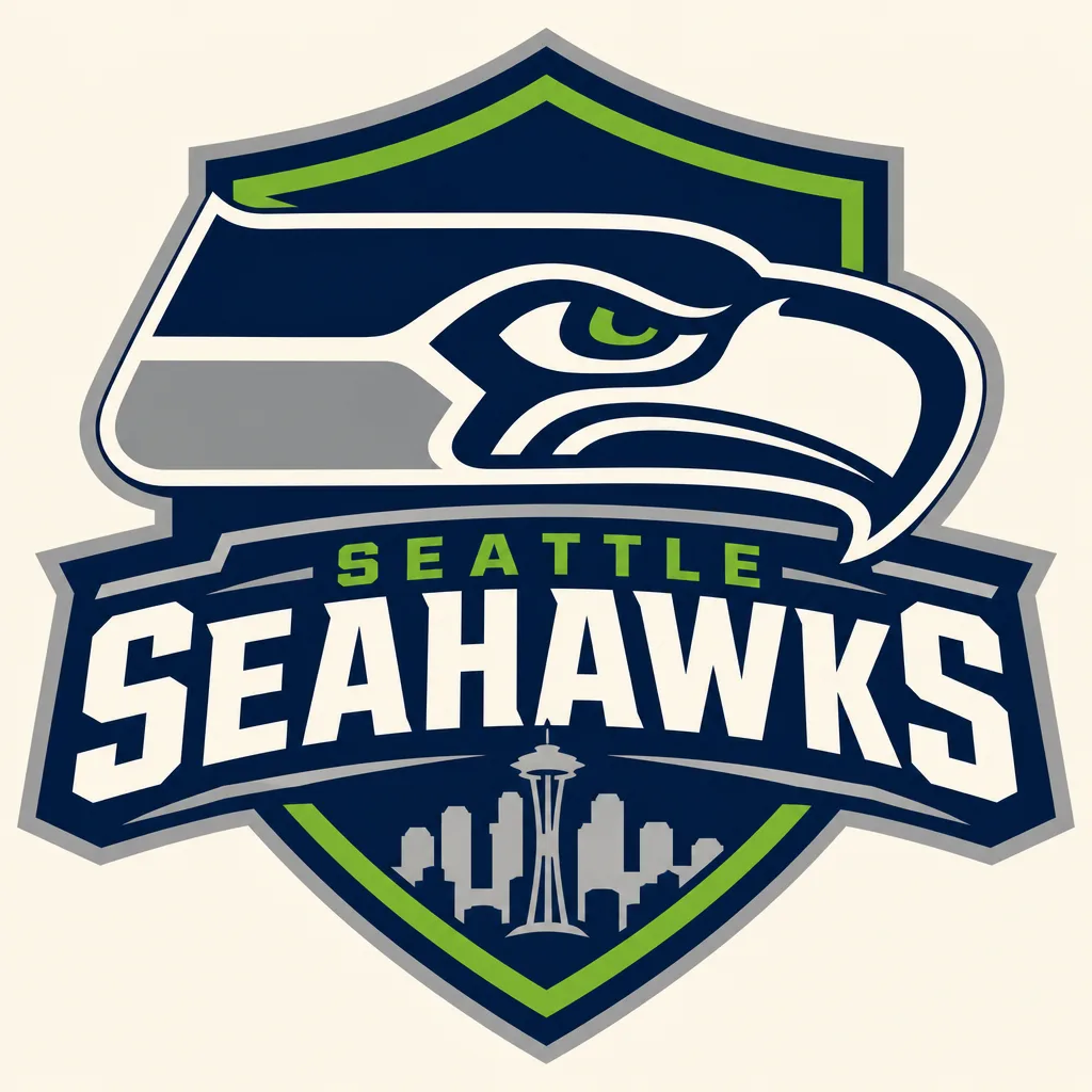 Seattle Seahawks Logo - 49 piece jigsaw puzzle