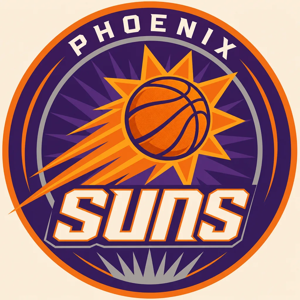 Phoenix Suns Logo - 49 piece jigsaw puzzle | Team symbols