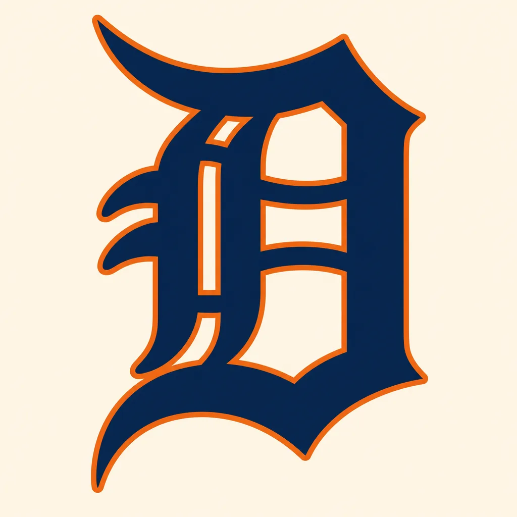Detroit Tigers Logo - 49 piece jigsaw puzzle | Team symbols
