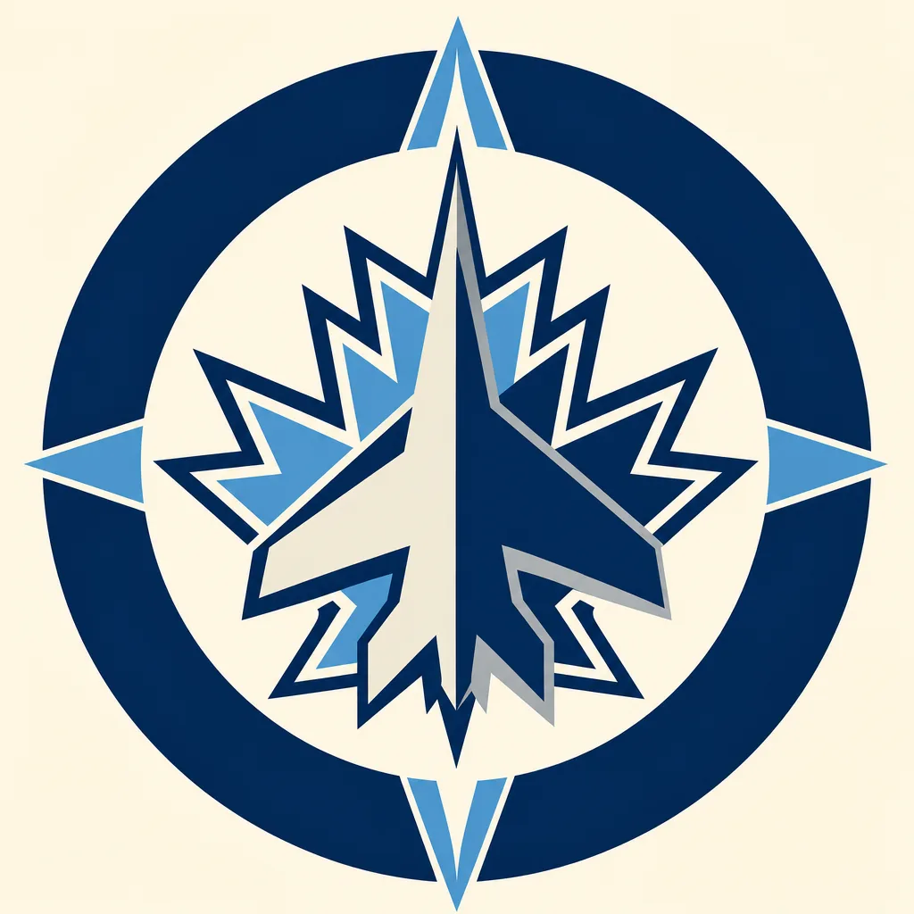 Winnipeg Jets Logo - 49 piece jigsaw puzzle